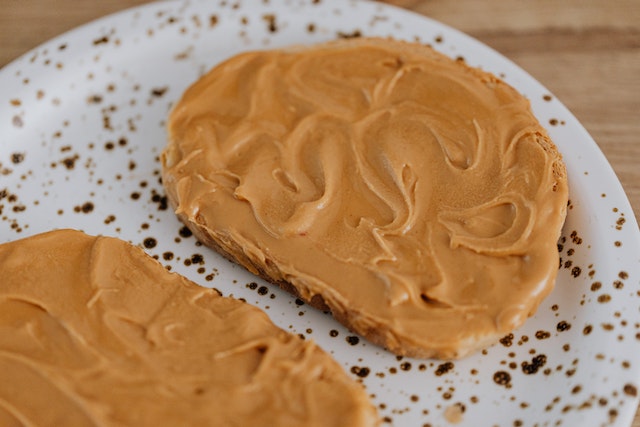 Peanut butter on toast