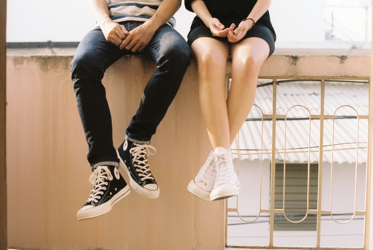 Man and Woman sitting together