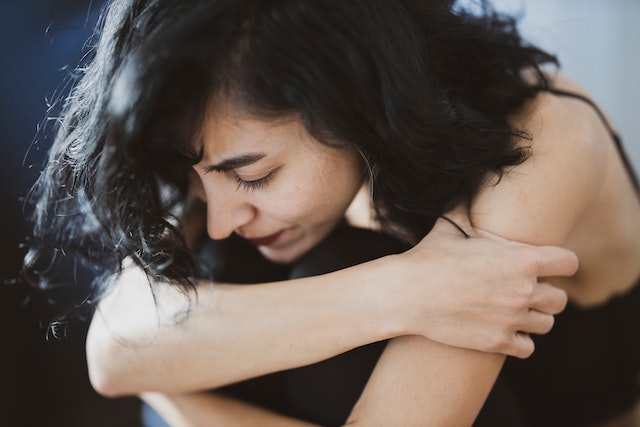 woman feeling stressed